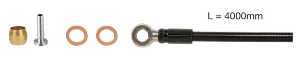 Elvedes Remlang Shimano BH90 Ekstra fleksibel sort 4m
