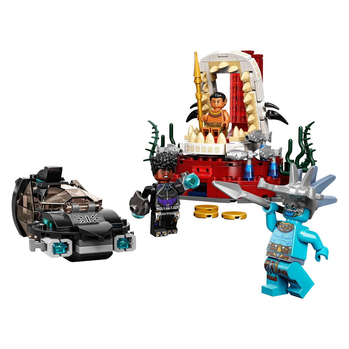Lego marvel - konstruktionslegetøj til kong namors tronrum (76213)