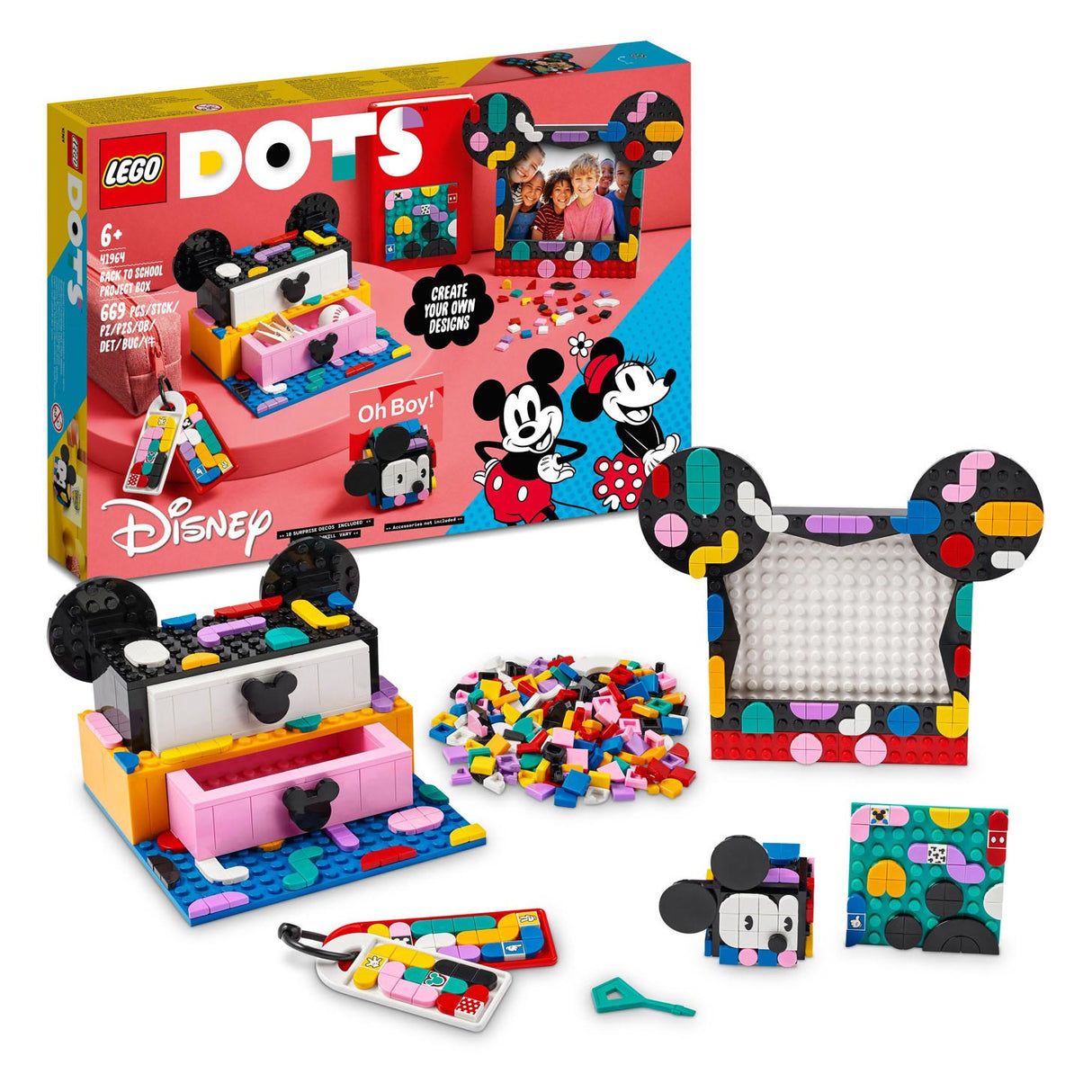 Lego Dots 41964 Mickey Minnie Mouse: Tilbage til skolen