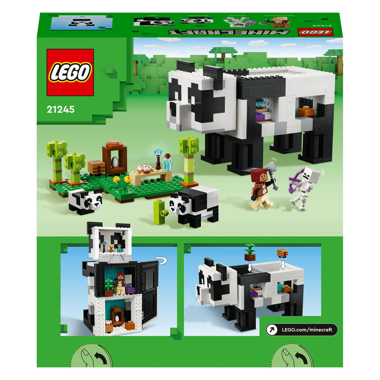 LEGO LEGO MINECRAFT 21245 PANDA HUS