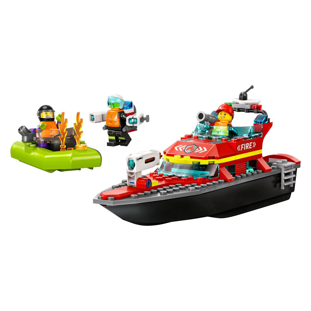 Lego city redningsbåd brandlegetøj til børn - 60373