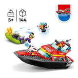 Lego city redningsbåd brandlegetøj til børn - 60373
