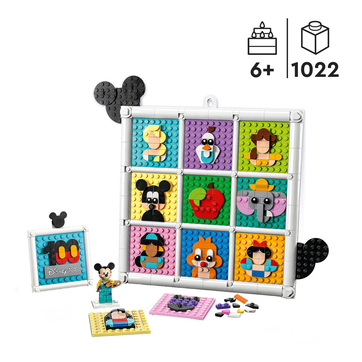 Lego Disney - 100 år med Disney animationsfigurer byggelegetøj (43221)