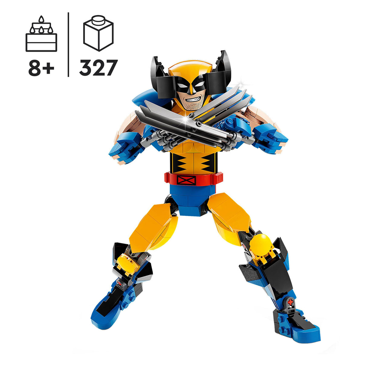 Lego marvel - jerv byggefigur byggelegetøj (76257)