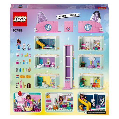 Lego gabbys dukkehus gabbys dukkehuslegetøj legetøj med 4 minifigurer og tilbehør til børn 4+ - 10788