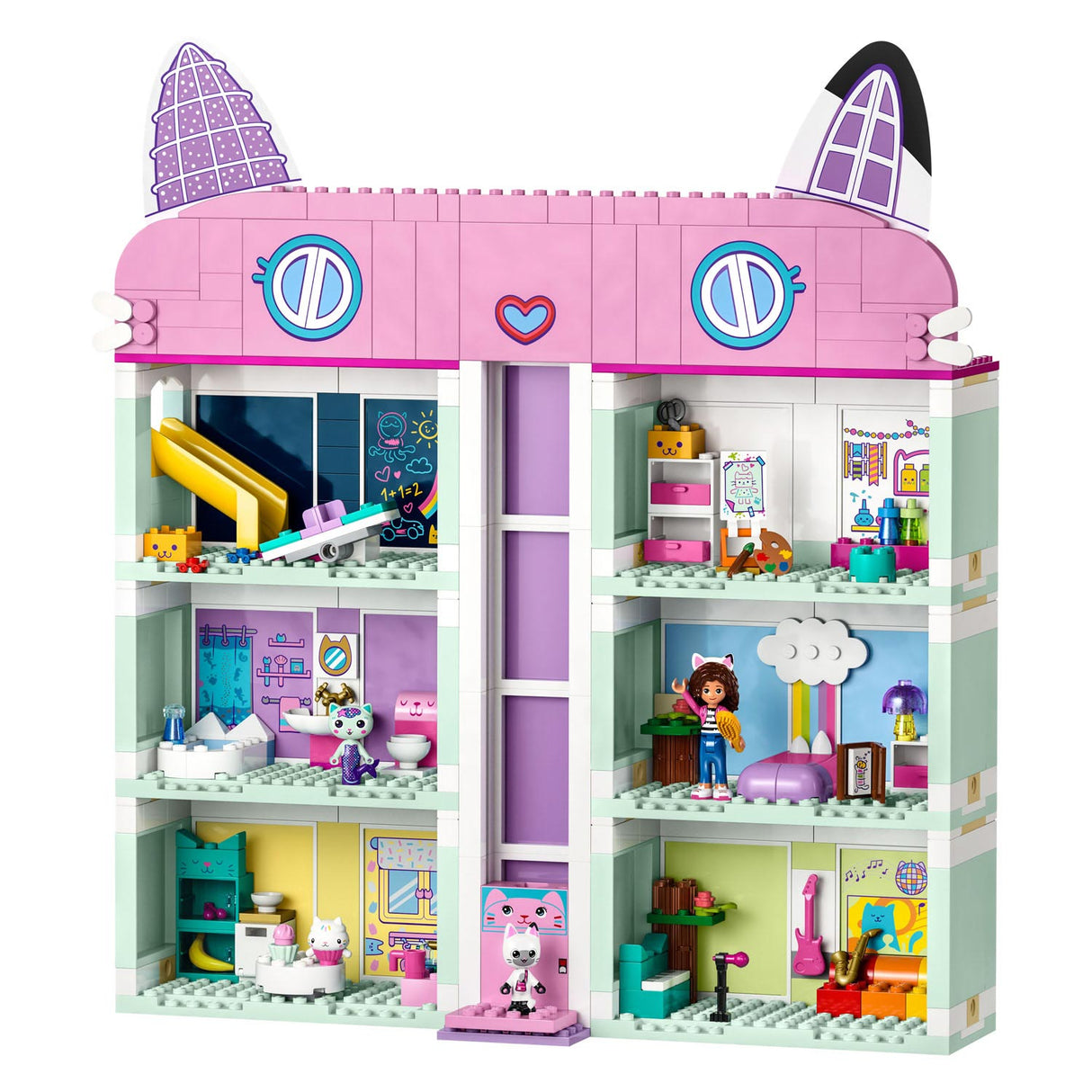 Lego gabbys dukkehus gabbys dukkehuslegetøj legetøj med 4 minifigurer og tilbehør til børn 4+ - 10788