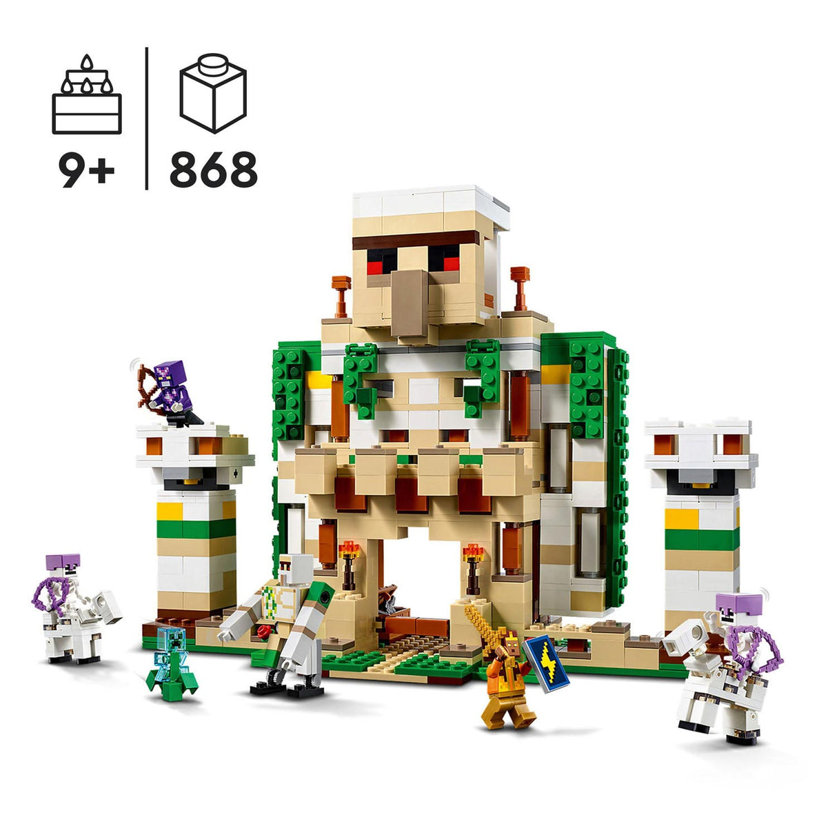 LEGO MINECRAFT 21250 Ijzergolemfort
