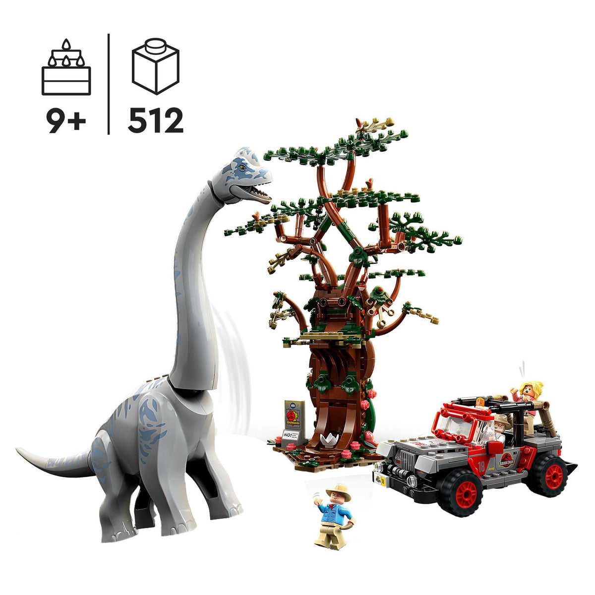 Lego Jurassic Park 76960 Brachiosaurus opdagelse