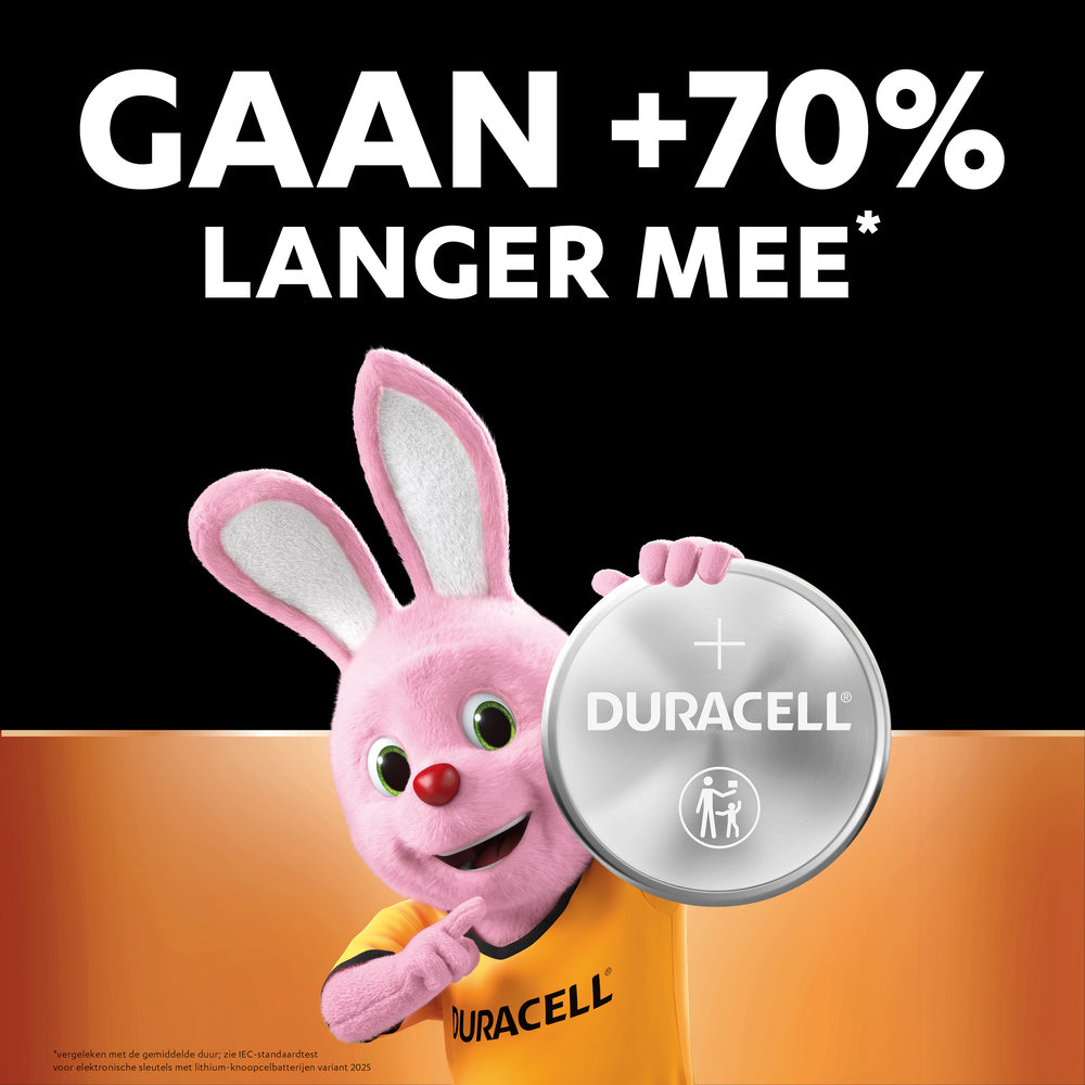 Batterisalg europa b.v. duracell batteri cr2025 3v lithium (2 stk)