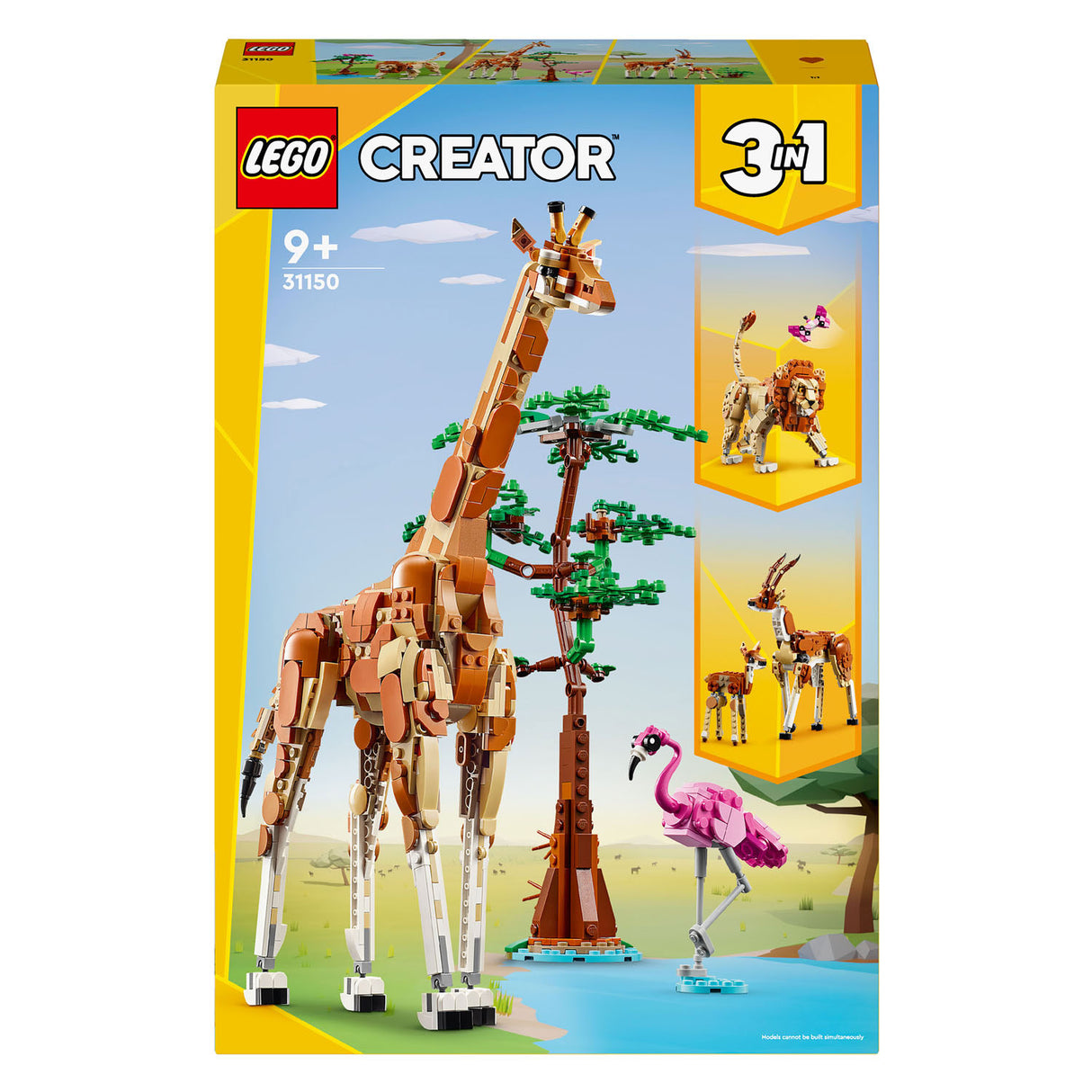 Lego creator 3i1 safaridyr - 31150