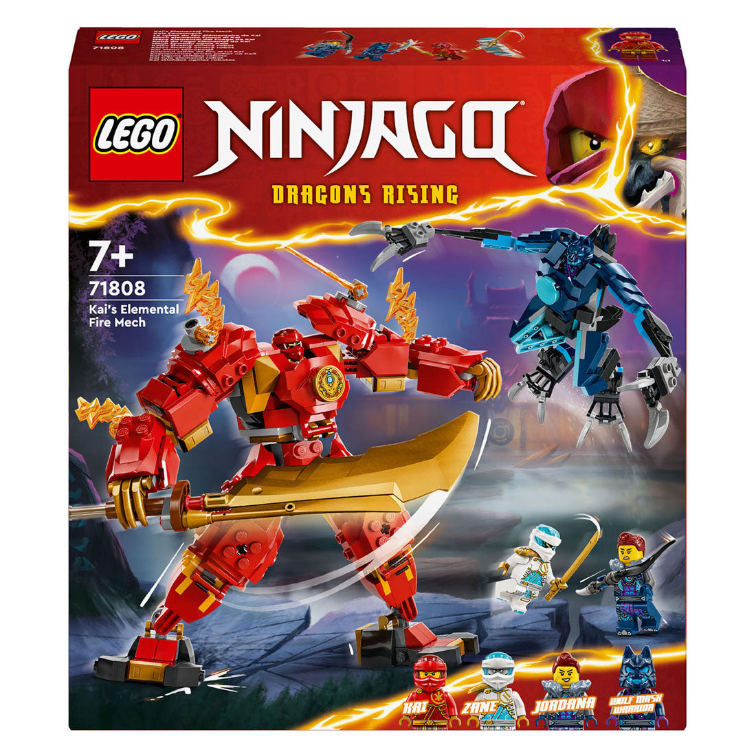 Lego ninjago 71808 kais elemental fire mech