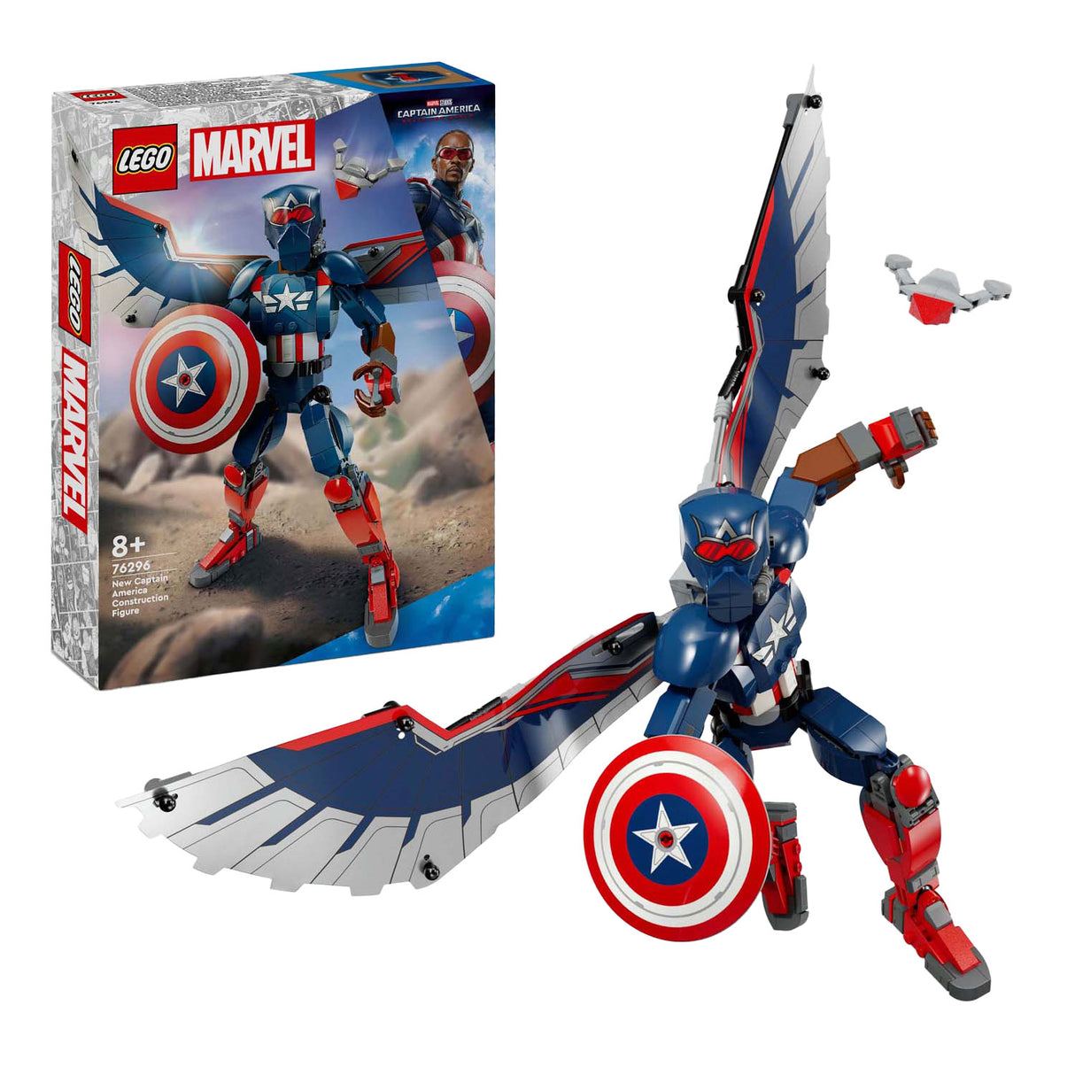 Lego marvel 76296 kaptajn amerika byggefigur