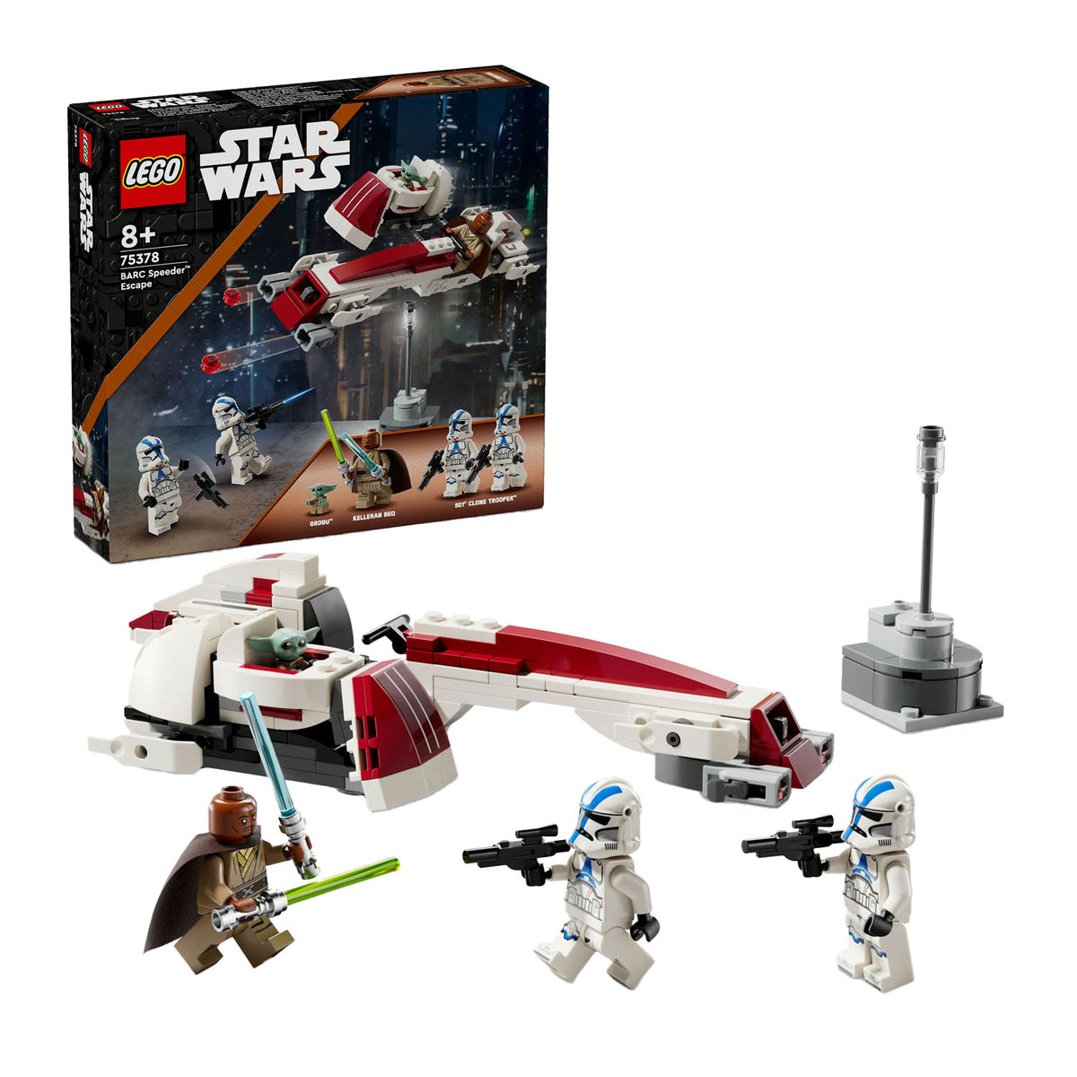 Lego star wars - barc speeder escape byggelegetøj (75378)
