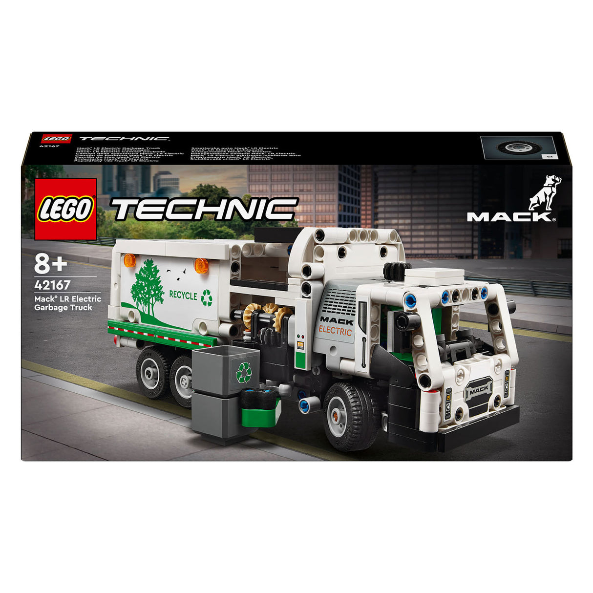 Lego Technic Mack LR elektrisk skraldevogn - 42167
