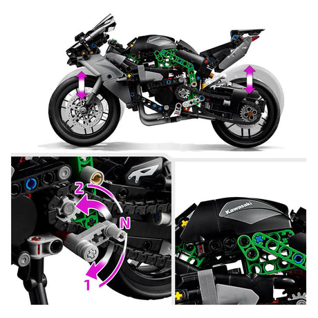 Lego Technic Kawasaki Ninja H2R Motorcykel - 42170