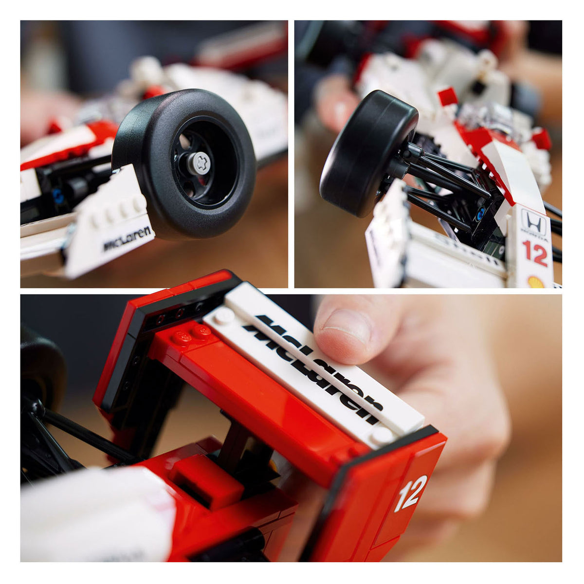 Lego ikoner mclaren mp4 4 og ayrton senna - 10330