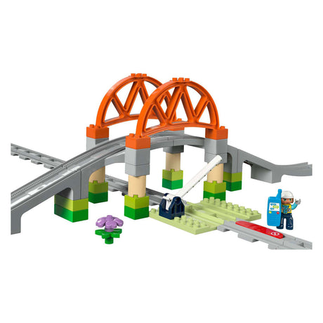 Lego Duplo Town 10426 togbro og sporudvidelsessæt