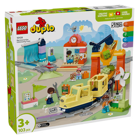 Lego Duplo Town 10428 stort interaktivt kvartertog