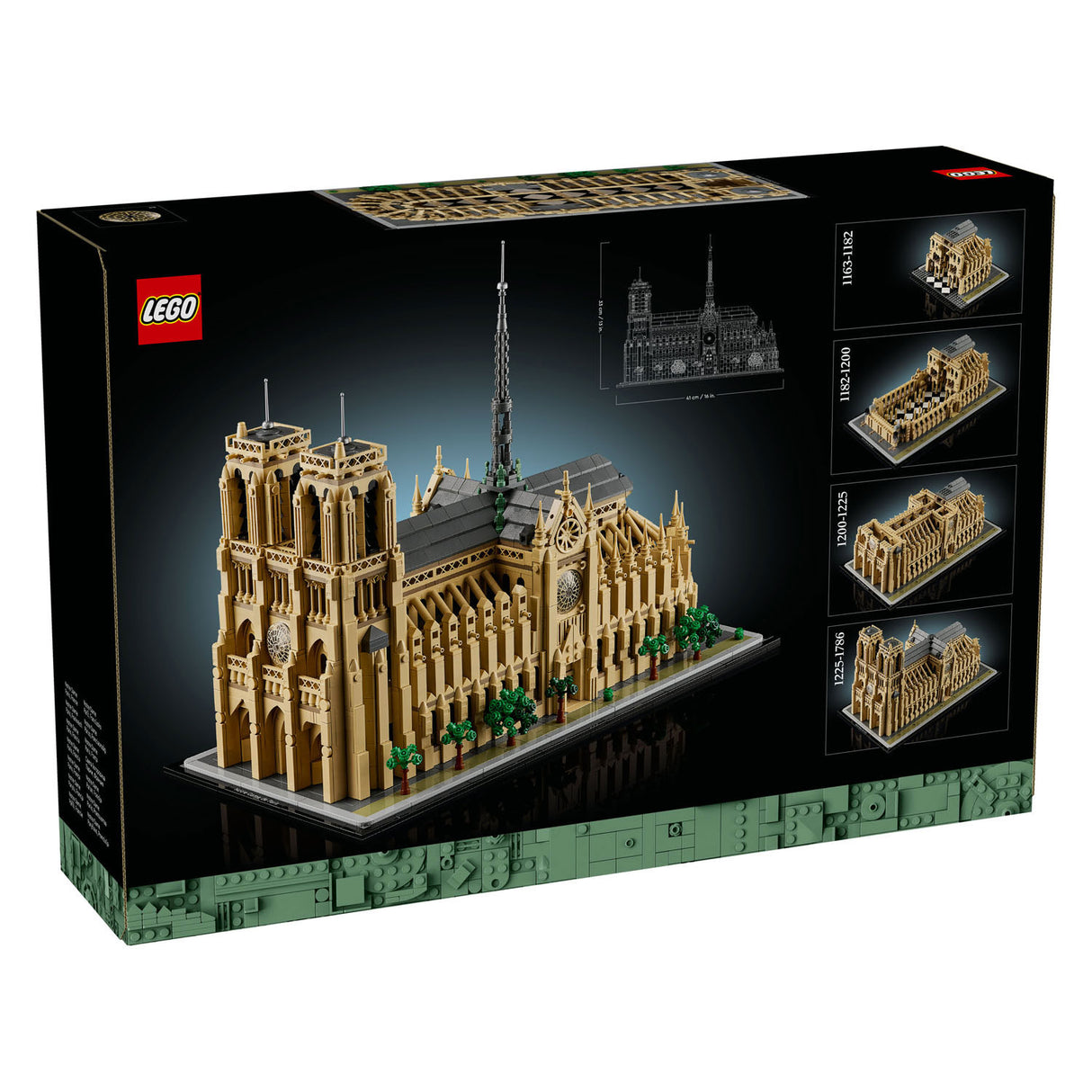 Lego arkitektur notre-dame i paris - 21061