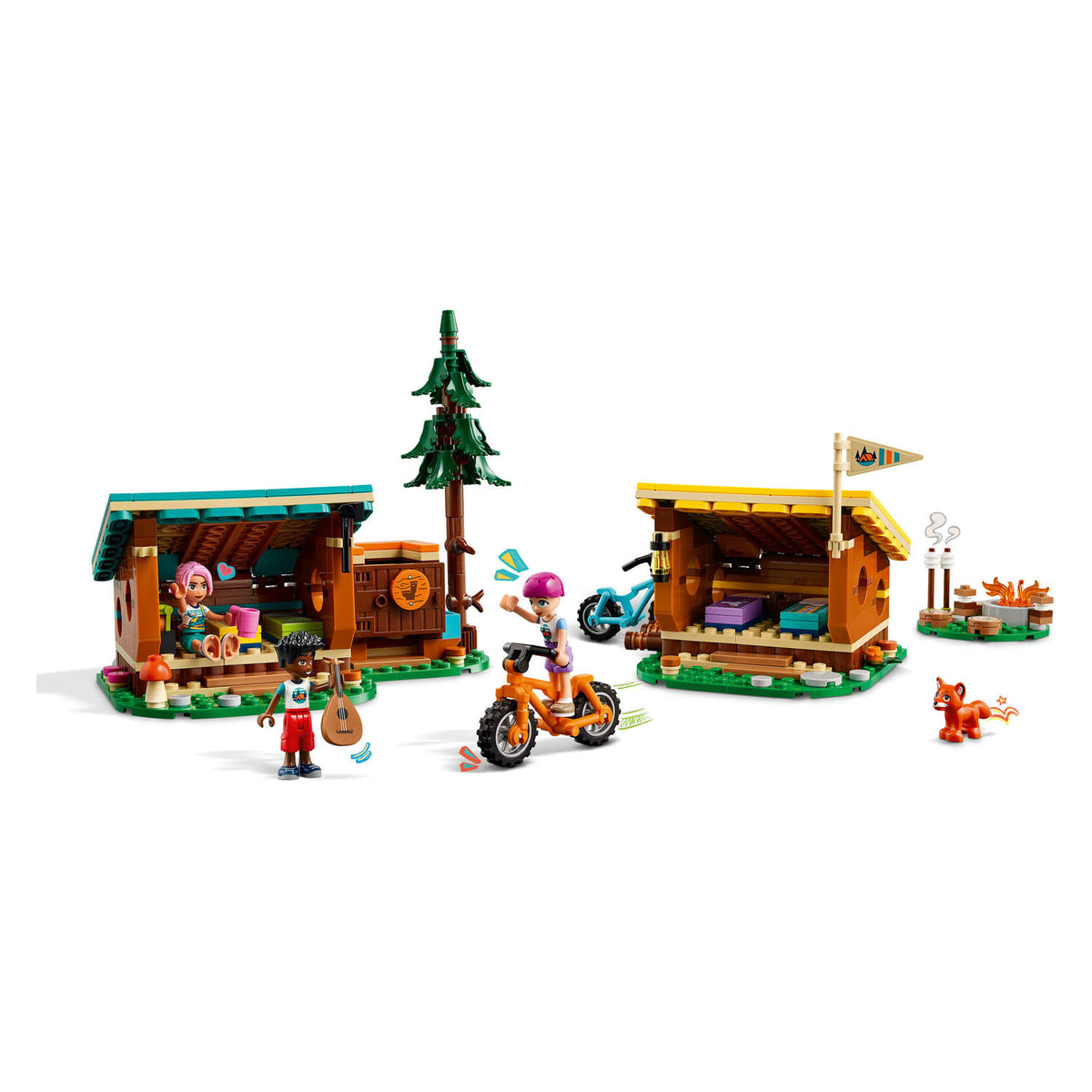 Lego 42624 venner eventyrlejr hyggelige skovhytter