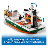 LEGO CITY 60422 Haven med fragtskib
