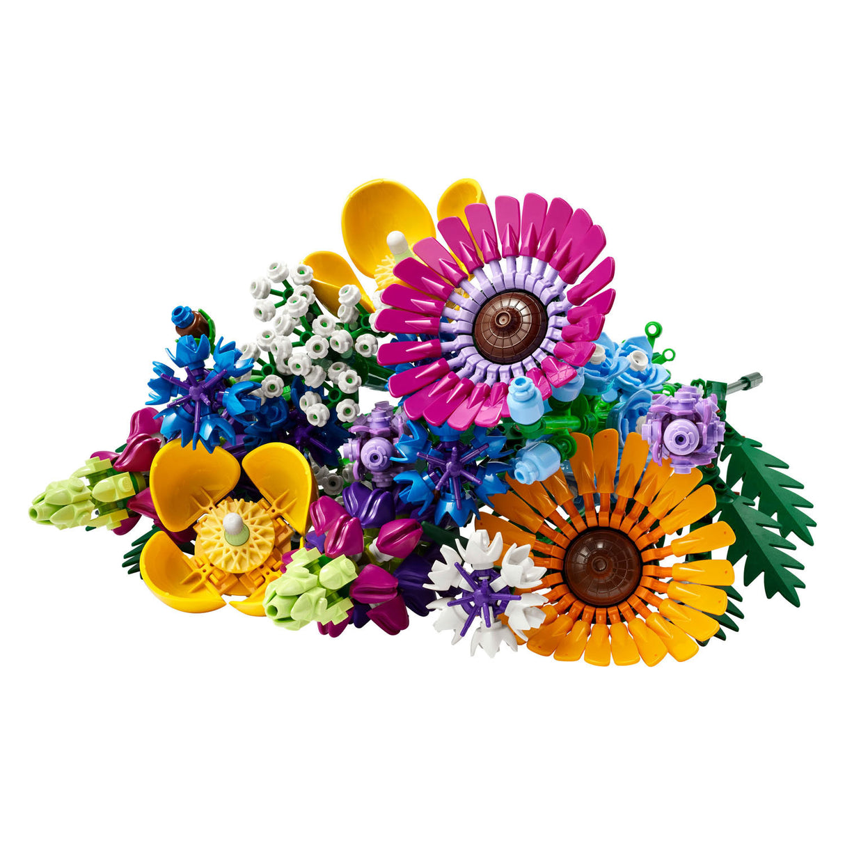 Lego ikoner vilde blomster buket byggesæt til voksne, botanisk samling - 10313
