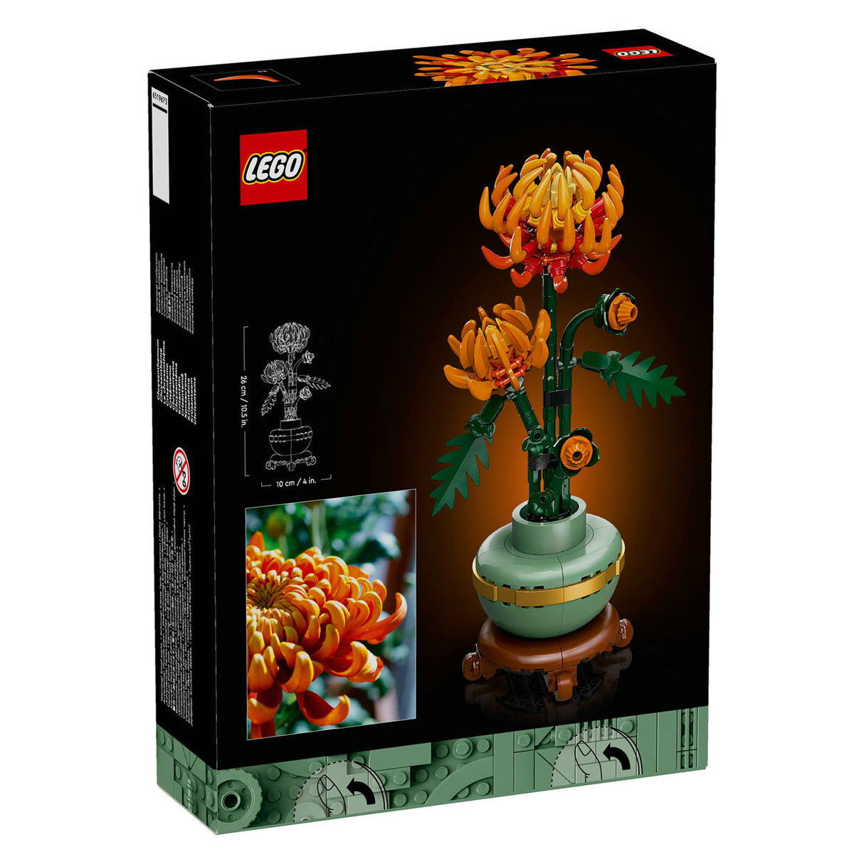 Lego ikoner krysantemum - botanisk samling - 10368
