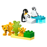 Lego duplo by 10442 familier af vilde dyr: pingviner og løver