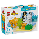 Lego duplo by 10442 familier af vilde dyr: pingviner og løver