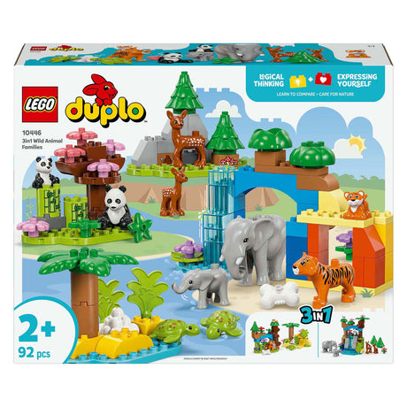 Lego duplo by 10446 3-i-1 familier af vilde dyr
