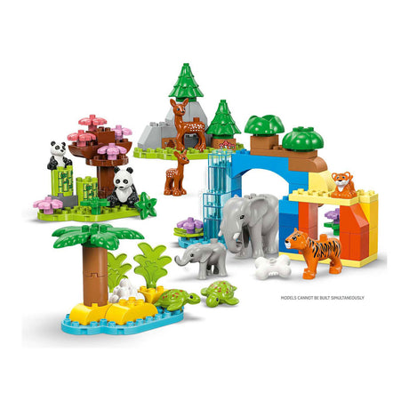 Lego duplo by 10446 3-i-1 familier af vilde dyr