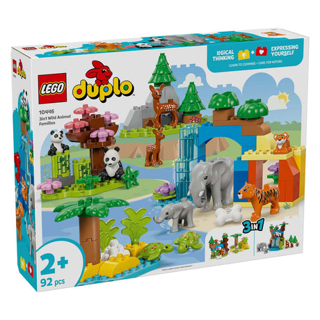 Lego duplo by 10446 3-i-1 familier af vilde dyr