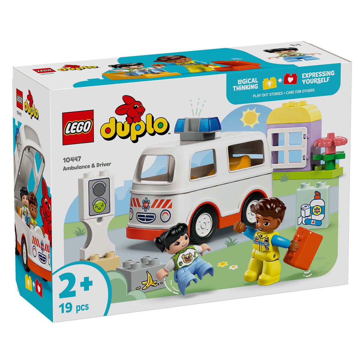 Lego Duplo Town 10447 ambulance med chauffør