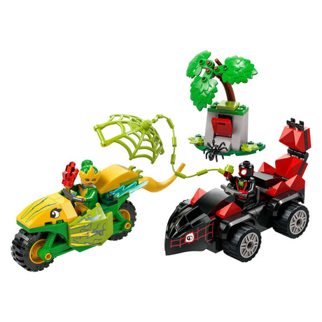 Lego spidey 11198 edderkop og elektrojagt med dinosaurkøretøjer