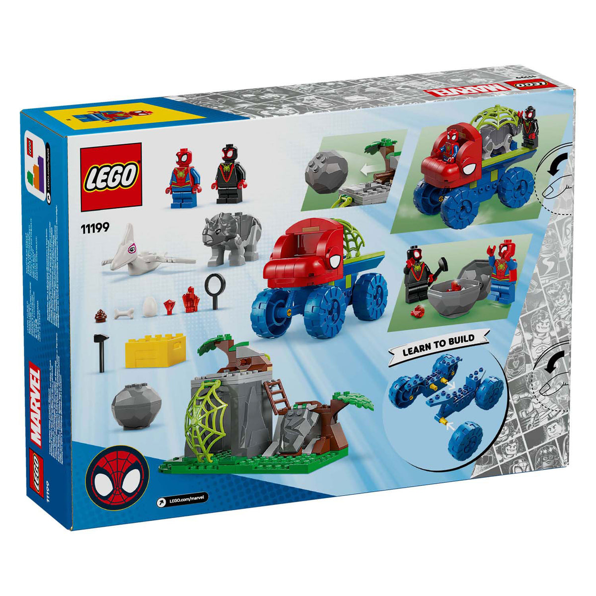 Lego spidey 11199 team spidey redningsmission med dino lastbil
