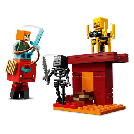 Lego minecraft lavakampen i det nedre for børn - 21266