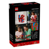 Lego art love boligtilbehør dekorationsbyggesæt til voksne, Valentinsgave - 31214