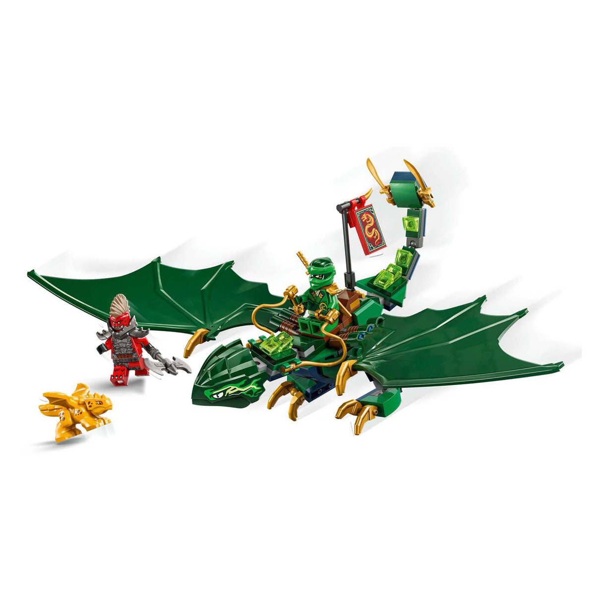 Lego ninjago 71829 lloyds grønne skovdrage