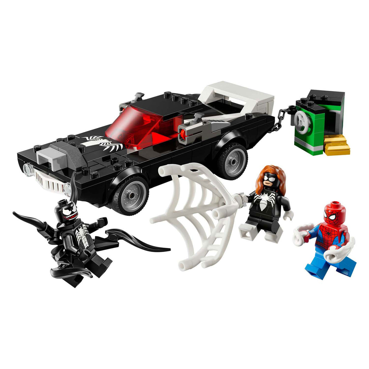 Lego® marvel spider-man vs. venoms klassiske bil - 76309