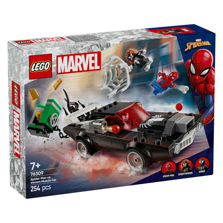 Lego® marvel spider-man vs. venoms klassiske bil - 76309