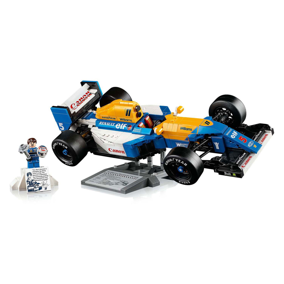 Lego ikoner williams racing fw14b og nigel mansell formel 1 bil - 10353