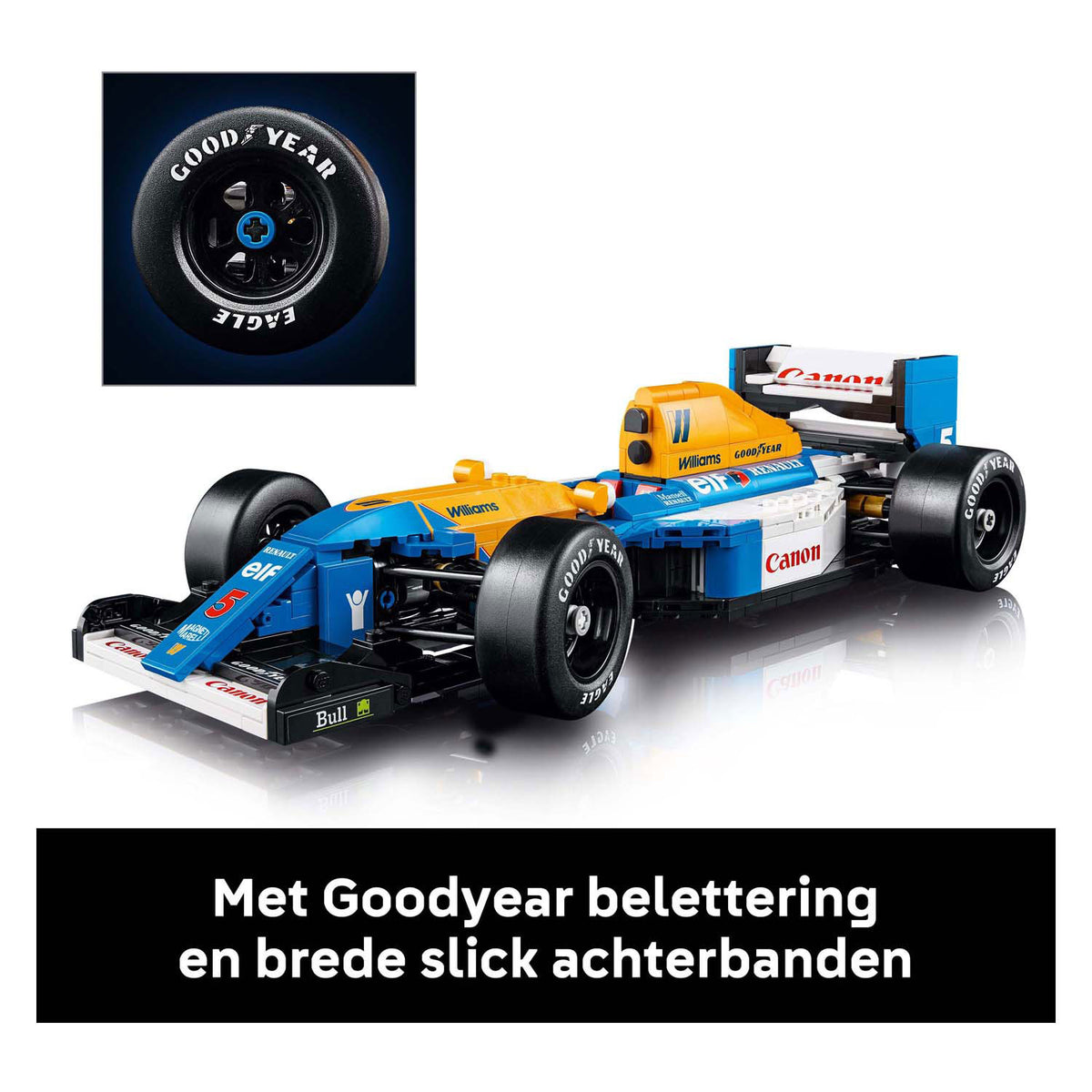 Lego ikoner williams racing fw14b og nigel mansell formel 1 bil - 10353