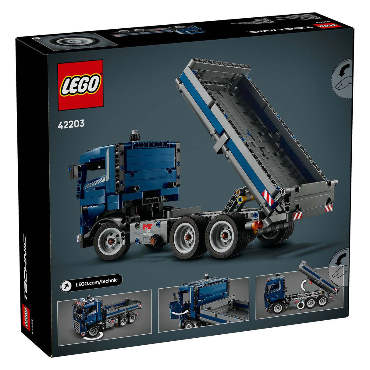 Lego ® technic lastbil med vippefunktion legetøj - 42203