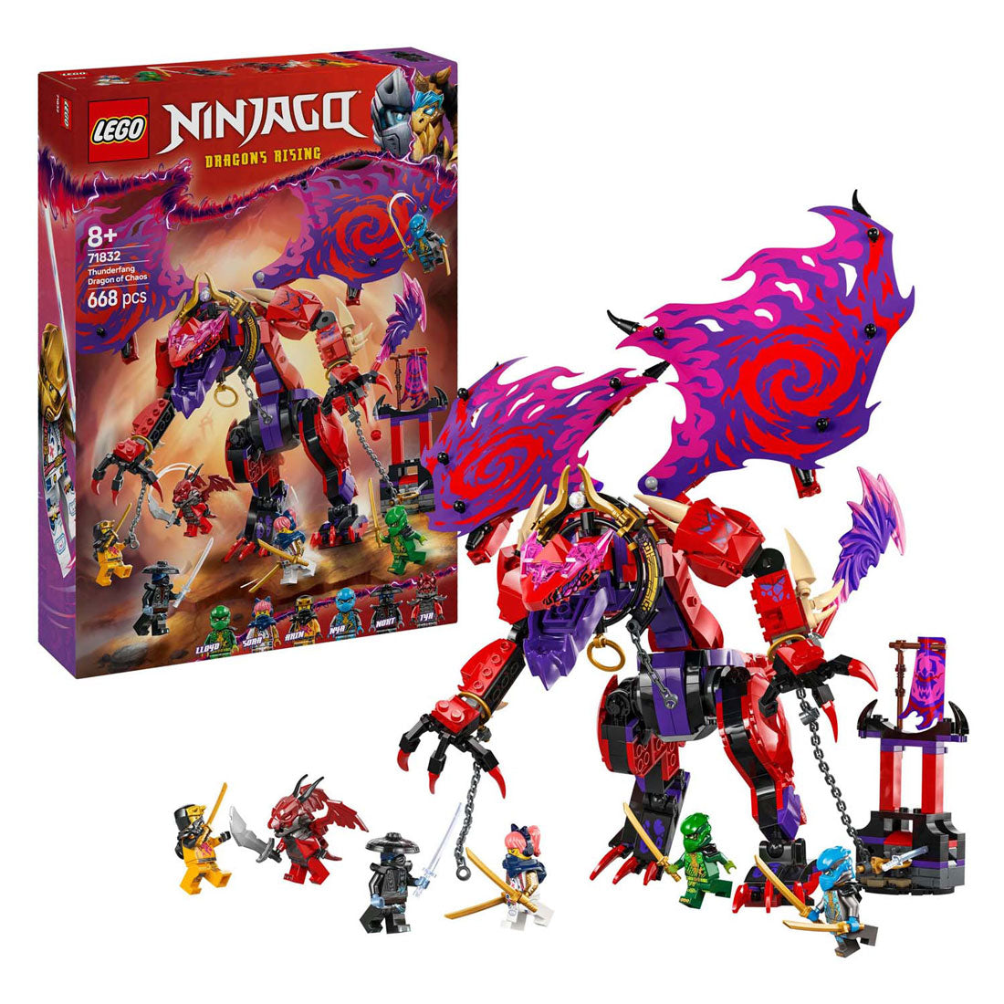 Lego ninjago 71832 thunderfang drage of chaos