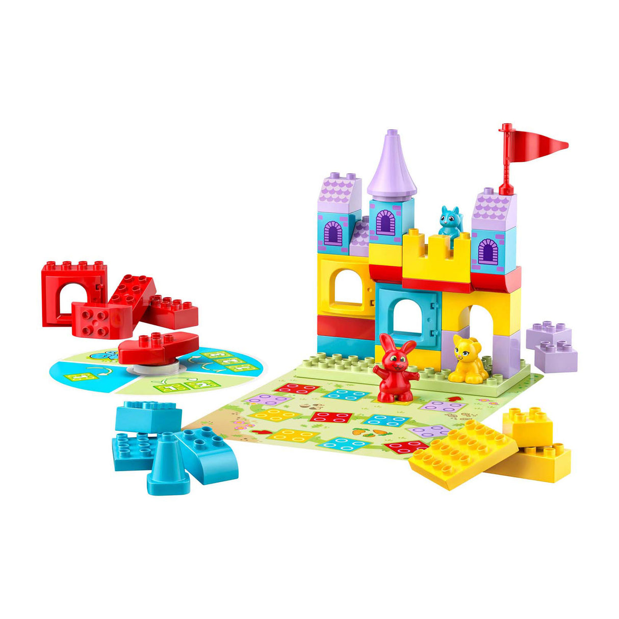 Lego duplo hopsy's castle spil pædagogisk legetøj brætspil - 10450
