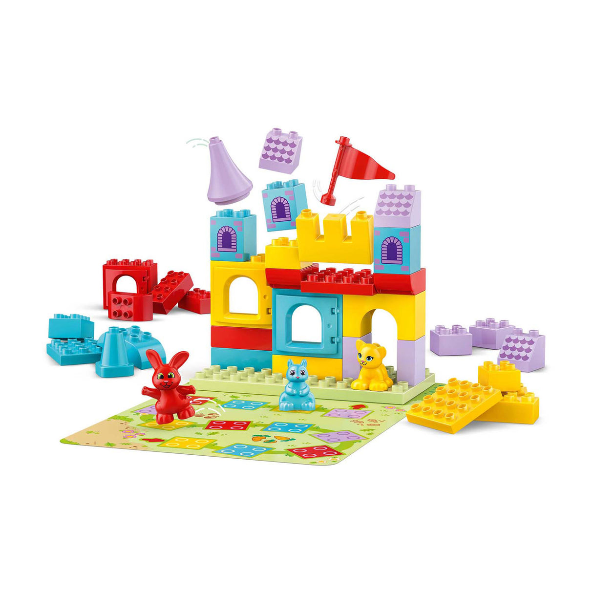Lego duplo hopsy's castle spil pædagogisk legetøj brætspil - 10450