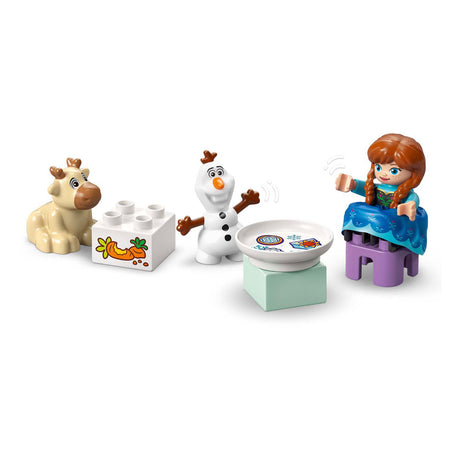 Lego Duplo ǀ Disney Anna og Elsas frosne slot festsæt - 10455