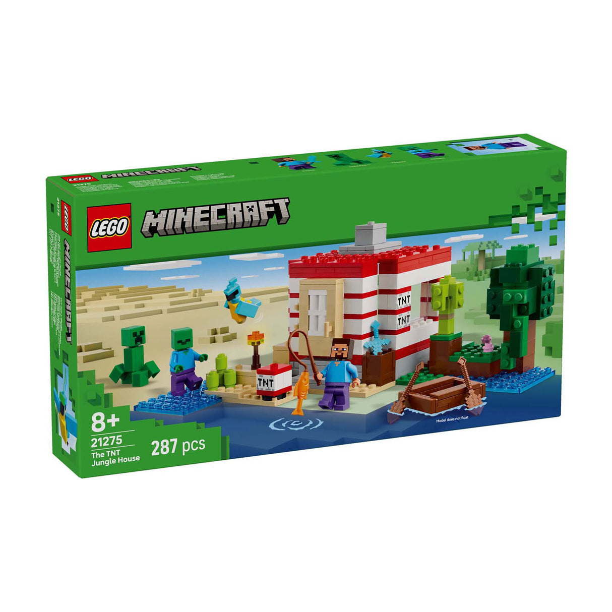 Lego ® Minecraft® TNT Jungle House, videospilsæt - 21275