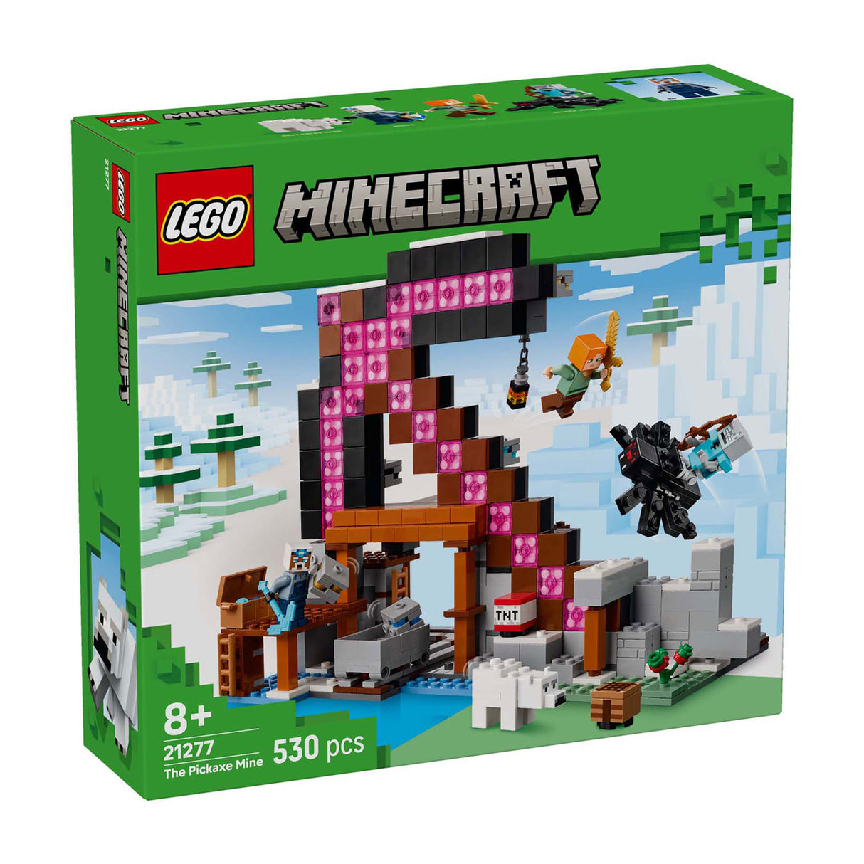 Lego minecraft hakkeminen byggesæt til børn - 21277
