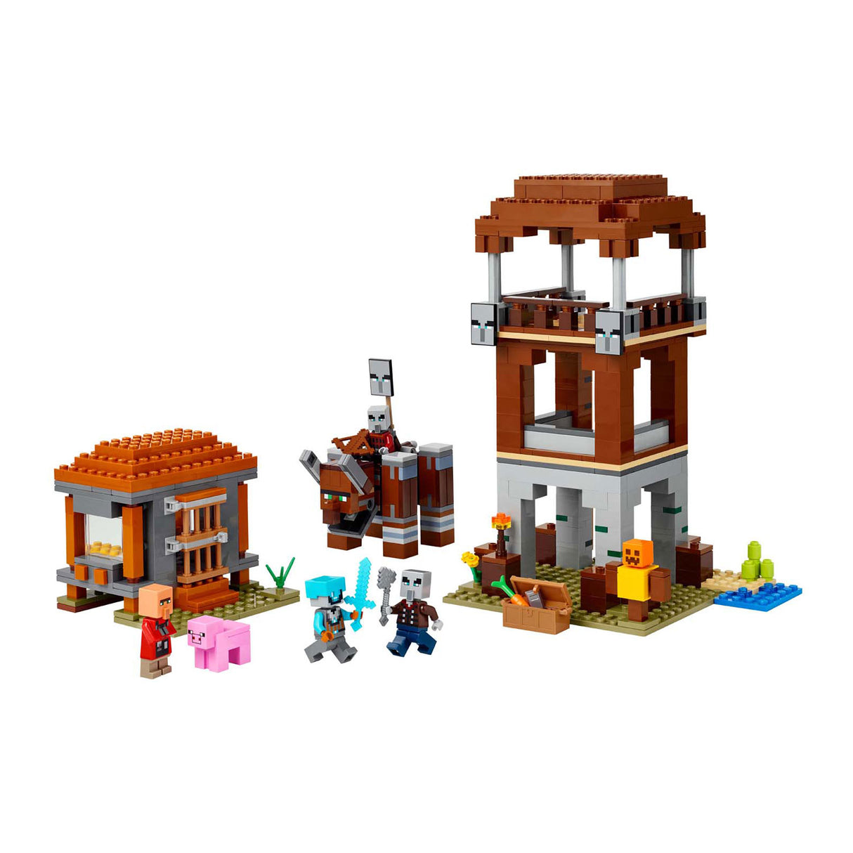 Lego minecraft byggesæt til plyndringsforpost og destroyer - 21278